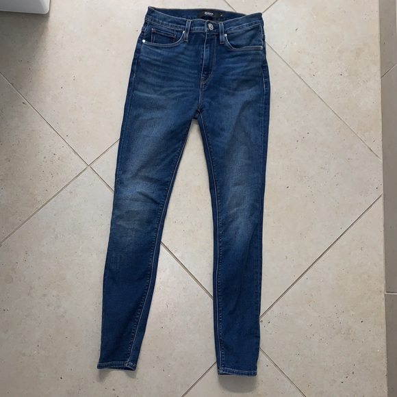 Hudson Jeans Denim - Hudson 26 Barb A super skinny dark denim